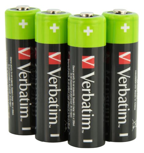 RECHARGEABLE BATTERY AA 4 PACK/HR6 - Achat / Vente sur grosbill-pro.com - 2