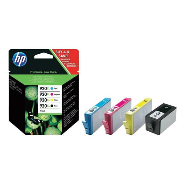 Pack 920XL C2N92AE pour imprimante Jet d'encre HP - 0