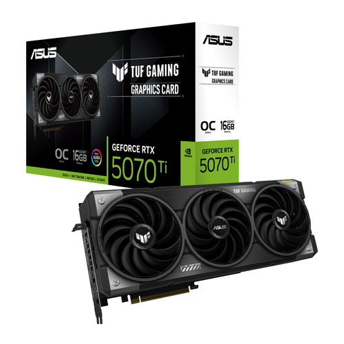 Grosbill Carte graphique Asus TUF Gaming GeForce RTX 5070 Ti 16GB GDDR7 OC Edit.