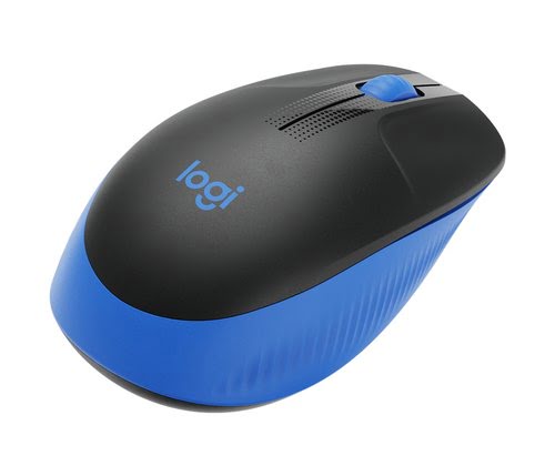 M190 Full-size wireless mouse - BLUE - Achat / Vente sur grosbill-pro.com - 3
