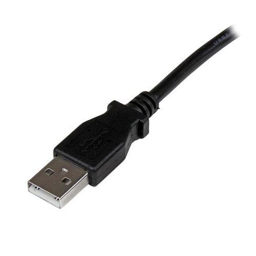 2m USB 2.0 A to Right Angle B Cable M/M - Achat / Vente sur grosbill-pro.com - 1