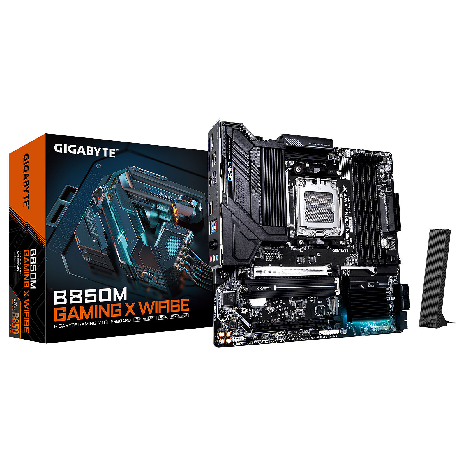 Gigabyte B850M GAMING X WF6E Micro-ATX  - Carte mère Gigabyte - 0