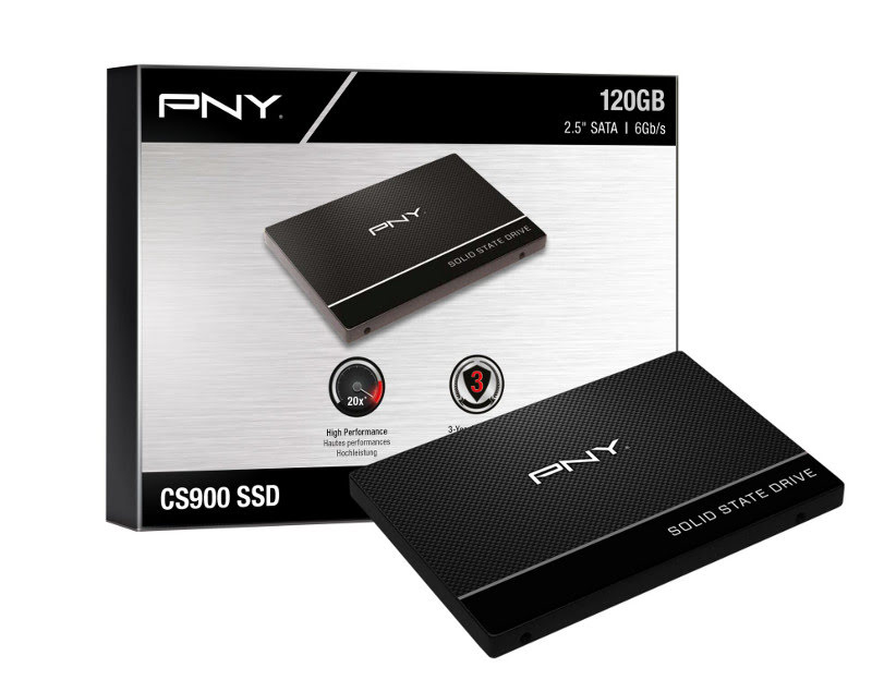 PNY 120Go SATA III SSD7CS900-120-PB  SATA III - Disque SSD PNY - 1