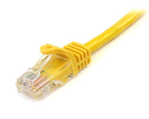 2m Yellow Snagless UTP Cat5e Patch Cable - Achat / Vente sur grosbill-pro.com - 1