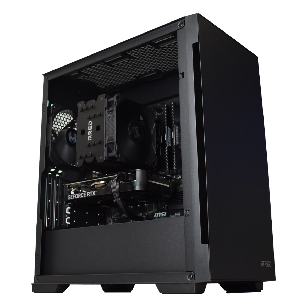 M.RED Obsidian - R5-5500/RTX4060/16Go/1To/W11 (PCG-10602165) - Achat / Vente PC Fixe sur grosbill-pro.com - 0