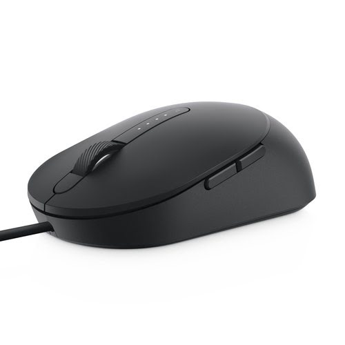 Grosbill Souris PC DELL  Laser Wired Mouse MS3220 Black (MS3220-BLK)