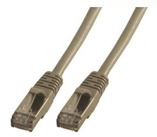 Grosbill Connectique réseau MCL Samar CAT6A F/UTP Patch cable - 50 cm Grey