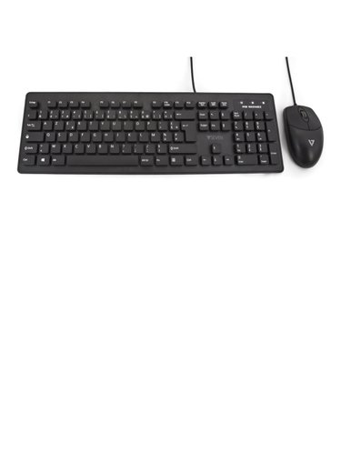 Ensemble clavier et souris antimicrobien lavable, USB, optique, IP68Spec, étanche Noir - Achat / Vente sur grosbill-pro.com - 2