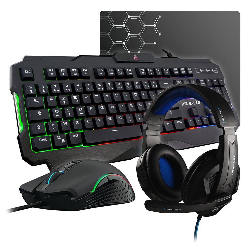 The G-LAB Gaming Combo ARGON-E - Pack Clavier/Souris - grosbill-pro.com - 0