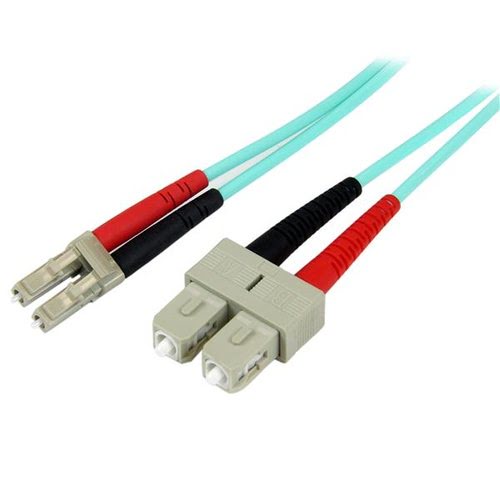 2m 10 Gb Aqua Fiber Patch Cable LC/SC - Achat / Vente sur grosbill-pro.com - 0
