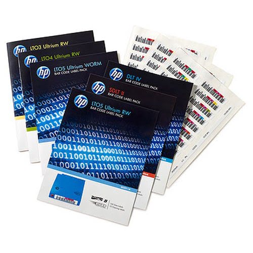 Grosbill Papier imprimante HP HPE LTO-6 Ultrium RW Bar Code Label Pack