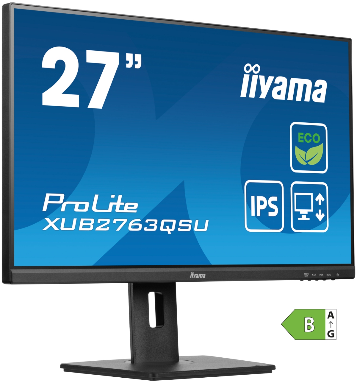 Iiyama 27"  XUB2763QSU-B1 - Ecran PC Iiyama - grosbill-pro.com - 2