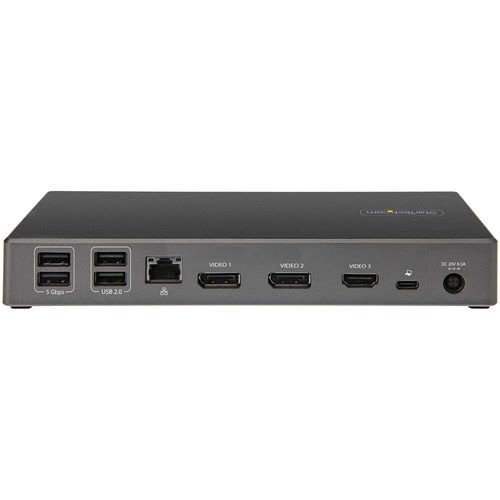 USB C Dock Triple 4K - 100W PD 6x USB - Achat / Vente sur grosbill-pro.com - 3