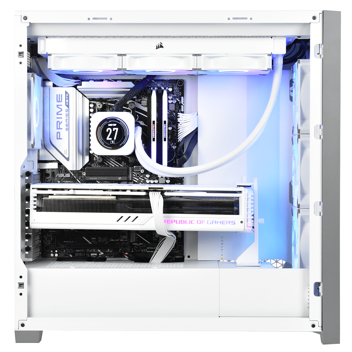 Grosbill Pro CRYO - 7800X3D/RTX4080S/32Go/2To/W11 (PCG-10602226) - Achat / Vente PC Fixe sur grosbill-pro.com - 1