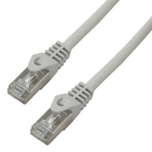 Eco patch cable Cat 6 F/UTP - 0.3m grey - Achat / Vente sur grosbill-pro.com - 0