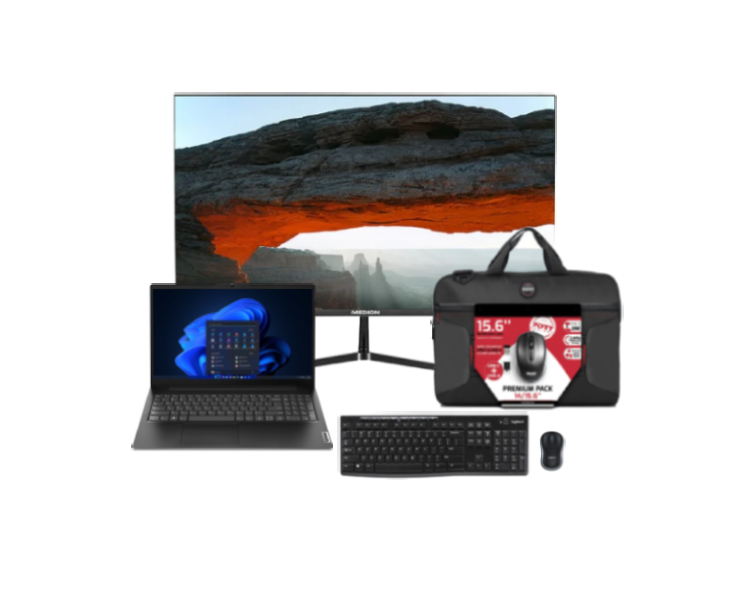 Grosbill PC portable Lenovo 15.6"FHD/i5-13420H/8Go/512Go/W11+Sac+Ecran+Clavier