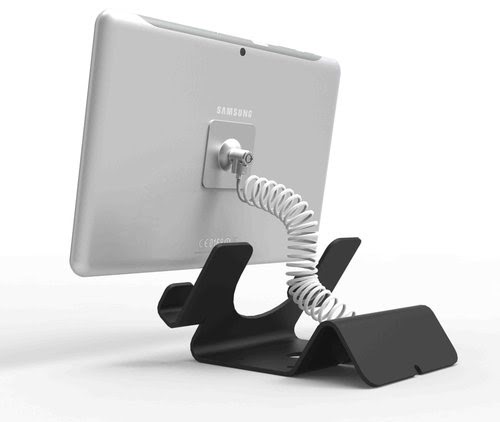 Universal Security Tablet Holder Black - Achat / Vente sur grosbill-pro.com - 1