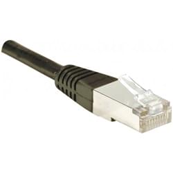  Câble Cat6 1m FTP Noir