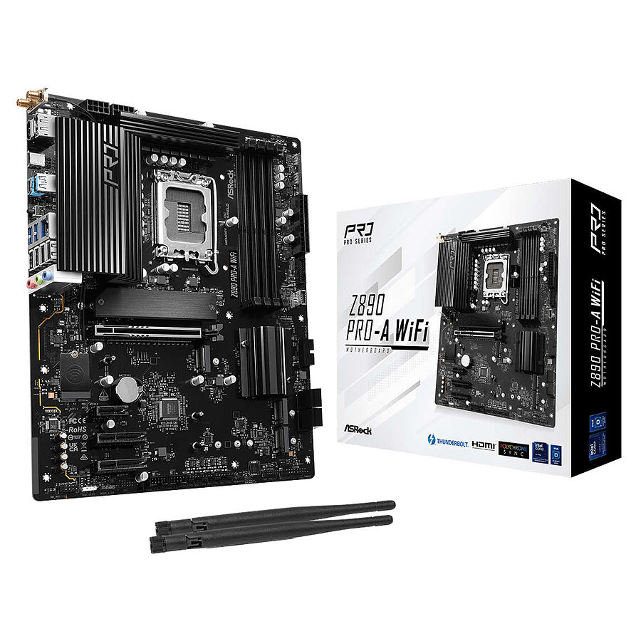 ASRock Z890 PRO-A WIFI ATX  - Carte mère ASRock - grosbill-pro.com - 0