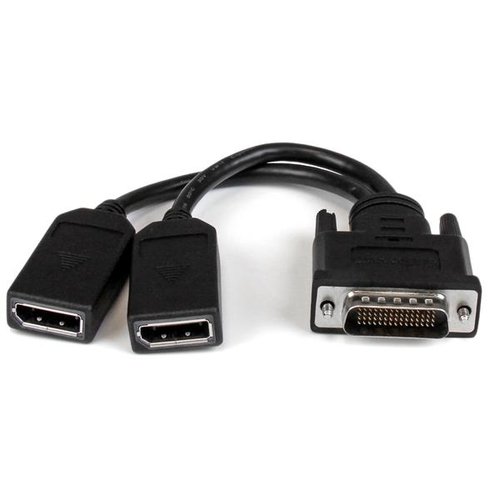 8in DMS-59 to Dual DisplayPort Cable - Achat / Vente sur grosbill-pro.com - 0