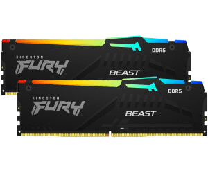 Kingston Fury Beast RGB 64Go (2x32Go) DDR5 5600 - Mémoire PC Kingston sur grosbill-pro.com - 0