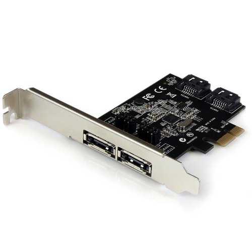 2Port PCIe SATA III eSATA Controller - Achat / Vente sur grosbill-pro.com - 0