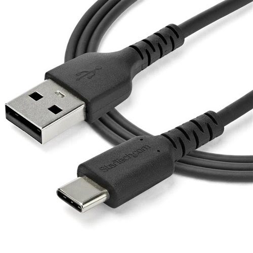 Cable Black USB 2.0 to USB C Cable 2m - Achat / Vente sur grosbill-pro.com - 1