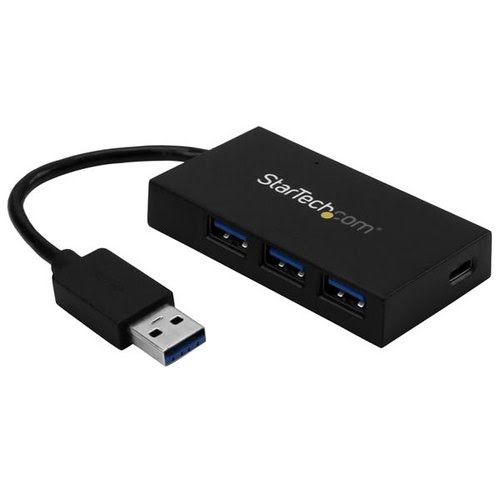 Hub USB 3.0 4 Port - 3x USB A & 1x USB C - Achat / Vente sur grosbill-pro.com - 0