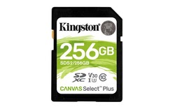 Grosbill Carte mémoire Kingston 256GB SDXC 100R C10 UHS-I U3 V30