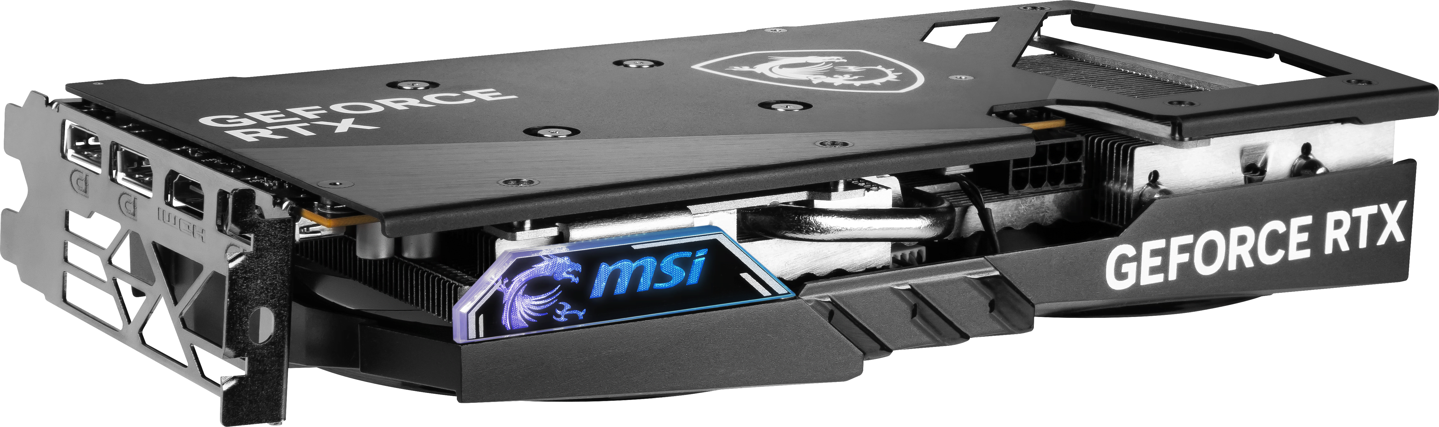 MSI GeForce RTX 4060 VENTUS 2X BLACK 8G OC  - Carte graphique MSI - 3