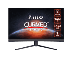 Grosbill Ecran PC MSI G32C4X 31.5" CURVE FHD/250Hz/VA/1ms/HDR/FS Prem 