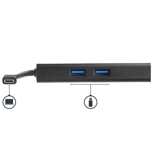 USB C Multiport Adapter for Laptops - Achat / Vente sur grosbill-pro.com - 3