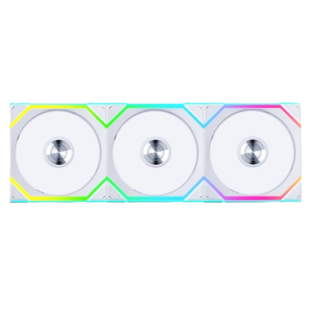 UNI FAN SL ARGB PWM Sans fil, 3-Pack 120mm - Blanc