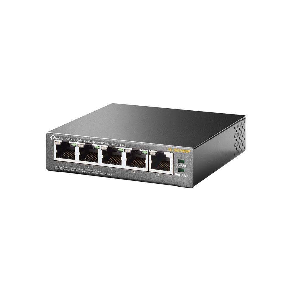 Switch TP-Link TL-SG1005P - 5 Ports Gigabit dont 4 PoE - 1