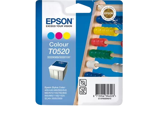 Cartouche S020191/S020089/T052040 Stylus Color 440 pour imprimante Jet d'encre Epson - 0