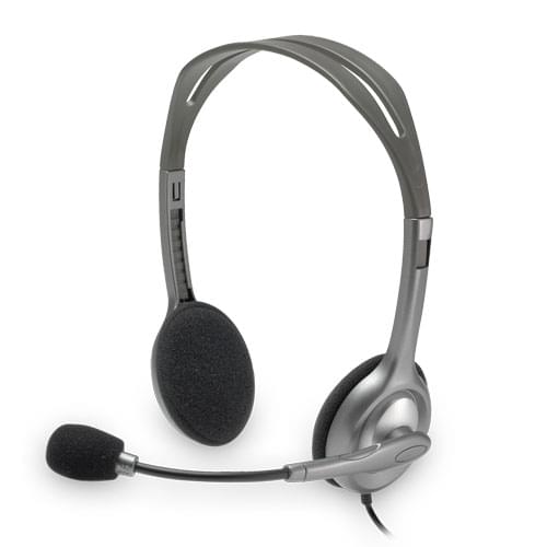 Logitech H110 Stereo Stereo Gris - Micro-casque - grosbill-pro.com - 0