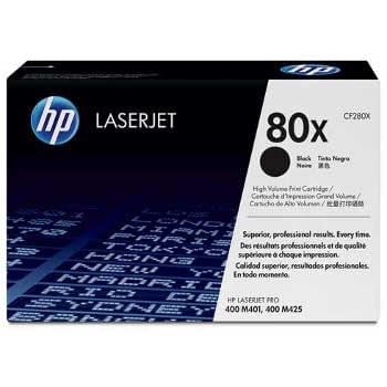 Toner Noir 6900 p. CF280X pour imprimante Laser HP - 0