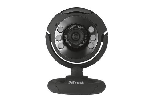 Trust Spotlight Pro - Noir/Micro intégré/USB -- - Webcam - 3