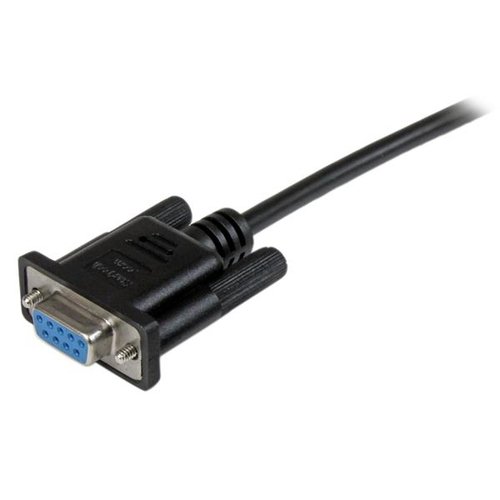 1m Black DB9 RS232 Null Modem Cable F/F - Achat / Vente sur grosbill-pro.com - 1