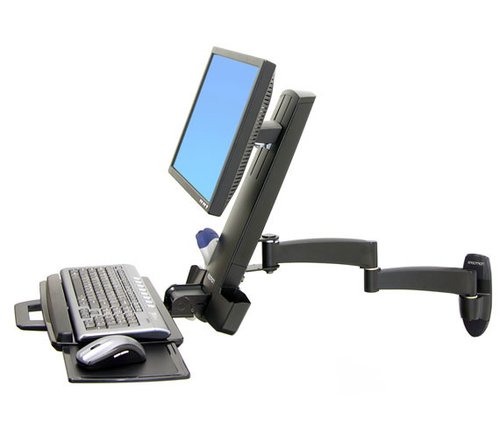 Grosbill Accessoire écran Ergotron 45-230-200/200 Series Combo Arm black