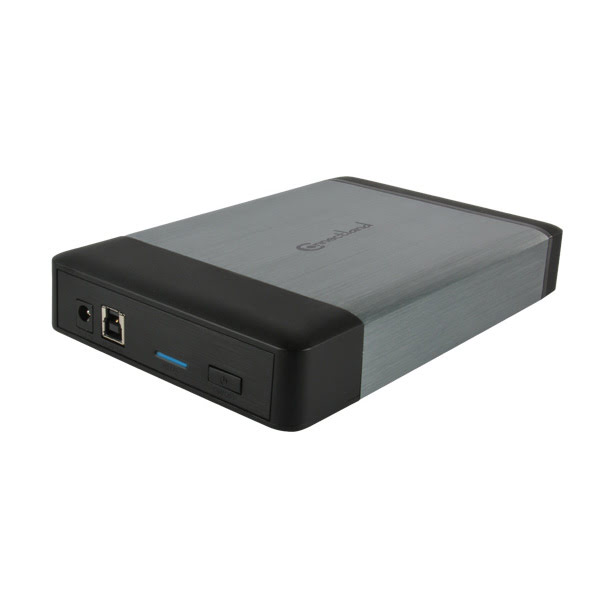 Connectland USB3.0 pour DD 3.5" SATA Alu Argent - Boîtier externe - 1