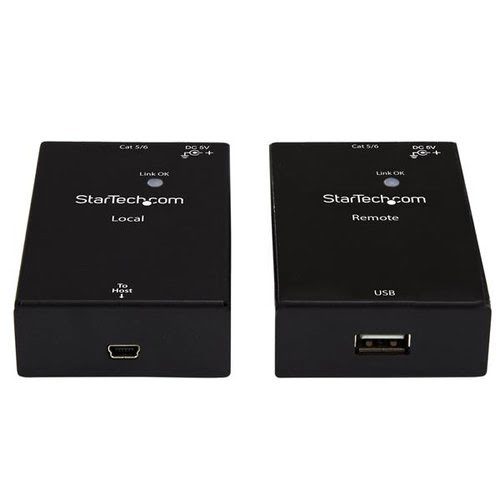 USB 2.0 over CAT5/CAT6 Extender - 1-Port - Achat / Vente sur grosbill-pro.com - 2