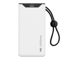 Grosbill Batterie WE Externe 18W 10 000 mAh 2 ports USB A/USB C Blanc