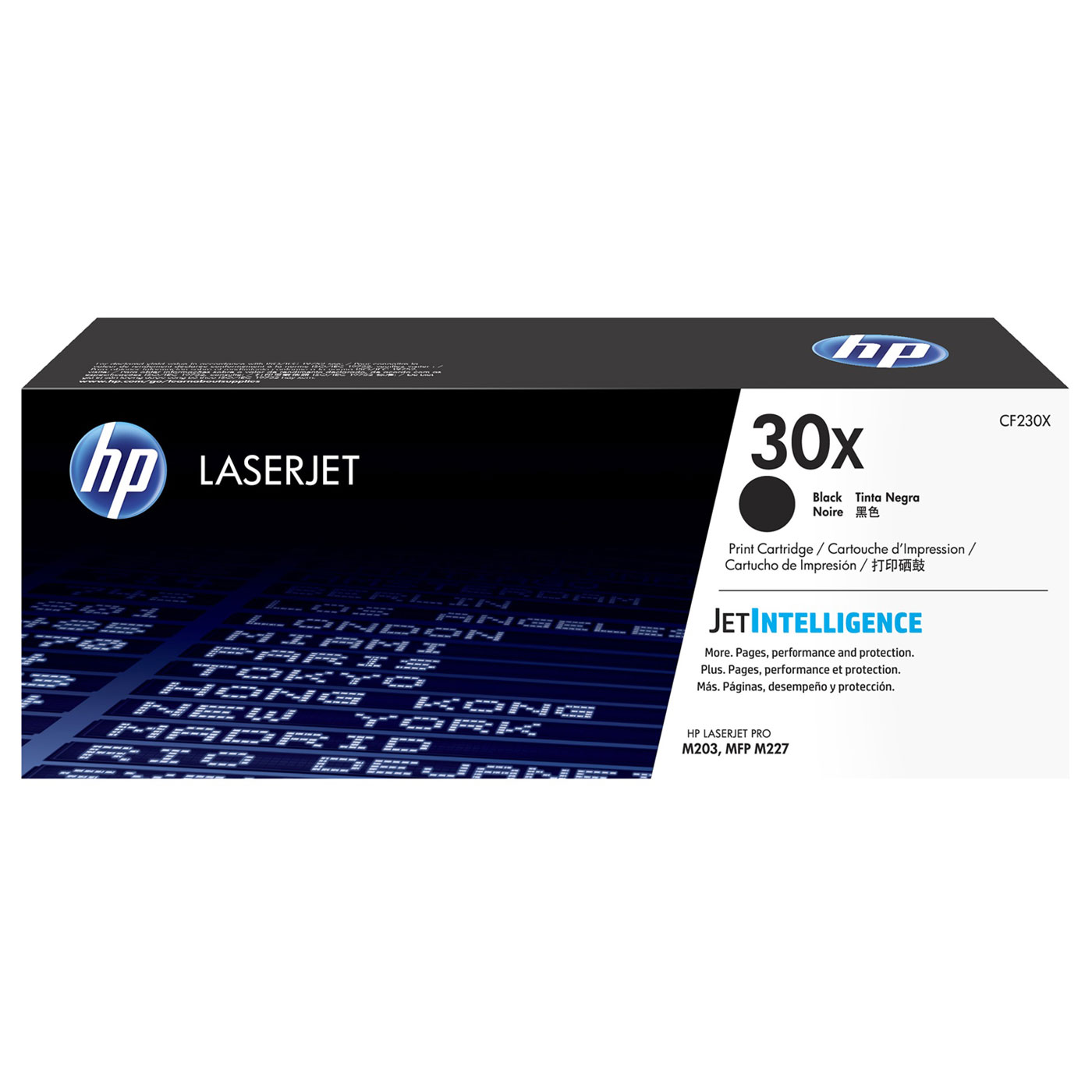 Toner Noir serie 30X 3500 pages - CF230X pour imprimante  HP - 0