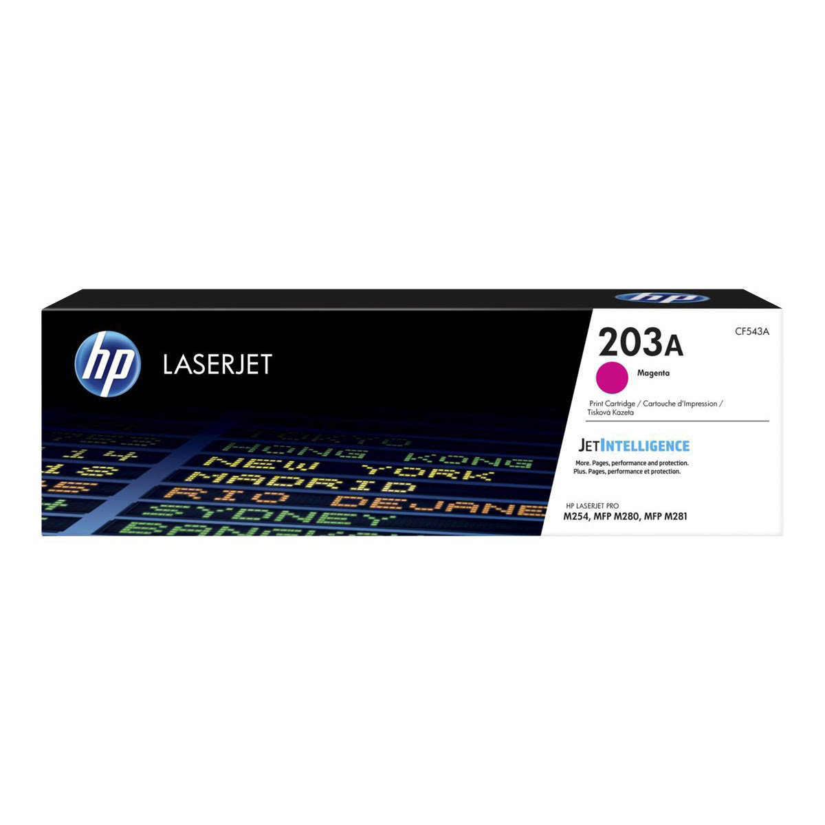 Toner Magenta 203A 1300 pages - CF543A pour imprimante  HP - 0