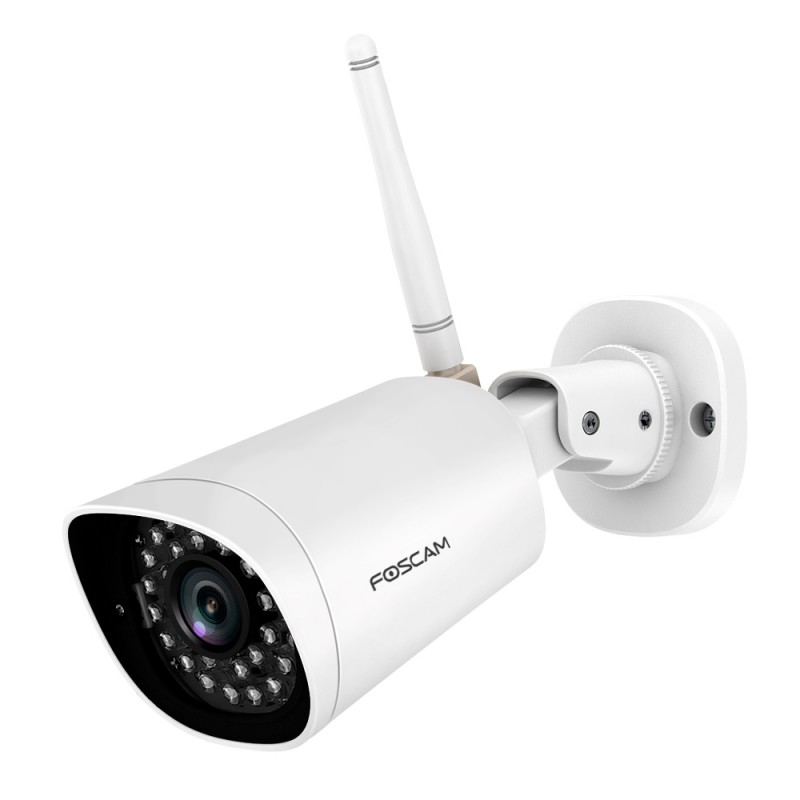 Foscam FI9902P Outdoor WiFi Bullet - 2MP/IP66/White (FI9902P White) - Achat / Vente Caméra réseau sur grosbill-pro.com - 1