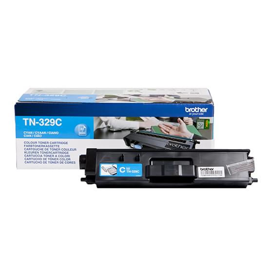 Toner Cyan TN-329C 6000p. pour imprimante Laser Brother - 0