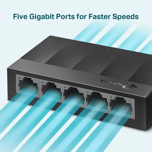 TP-Link LiteWave 5-Port Gigabit Desktop - Achat / Vente sur grosbill-pro.com - 2