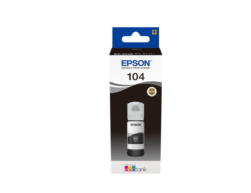 Grosbill Consommable imprimante Epson Bouteille 104 EcoTank Noire