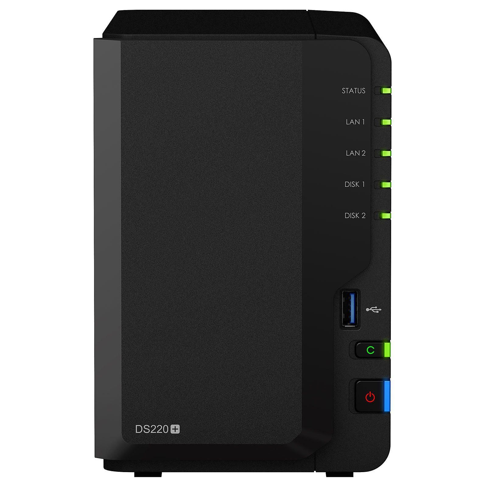 Serveur NAS Synology DS220+ - 2 HDD
